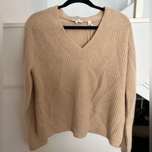 Vince v neck cashmere sweater